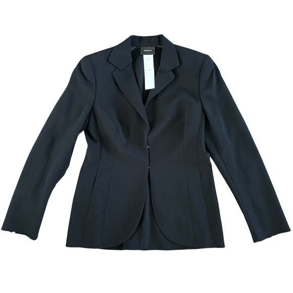 Akris Black Blazer‎ Jacket Career Business Interview Professional - Picture 1 of 7